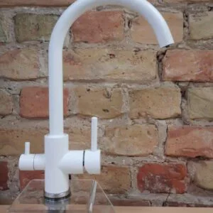 Kitchen faucet CLASSIC 3 in 1 WHITE GRANIT Article 201 WH-GR SS-304