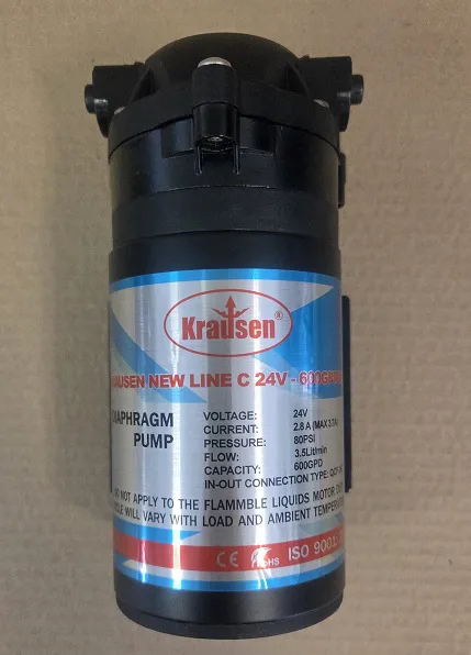 Pump KRAUSEN NEW LINE C 24V 2.8A QCF 3/8'' – 600 GPD