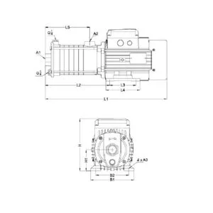 Krausen Delivery Pump 3 m.cub/h 220 V for Industrial RO-6000