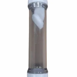 2,0" EMPTY Transparent Housing White Caps
