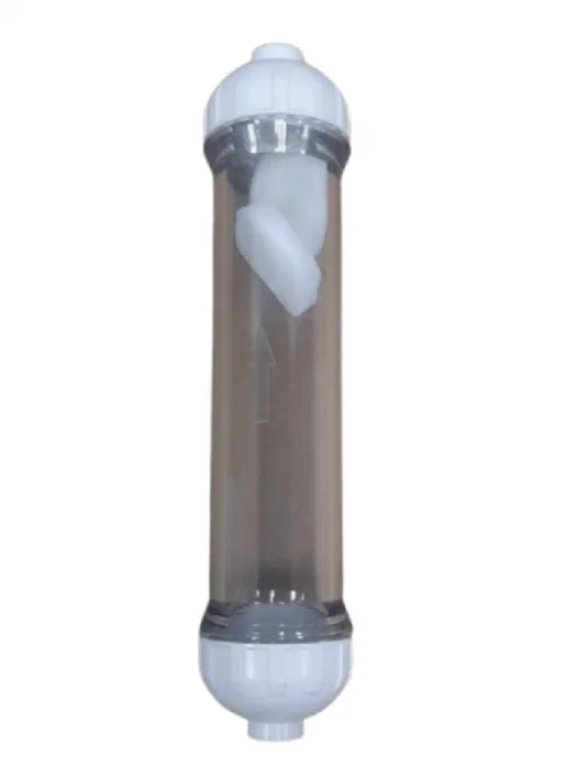 2,0" EMPTY Transparent Housing White Caps