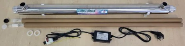UV Filter 55W Luxe Style In-Out 3/4” 2,7 T/h with Grounding Transformer