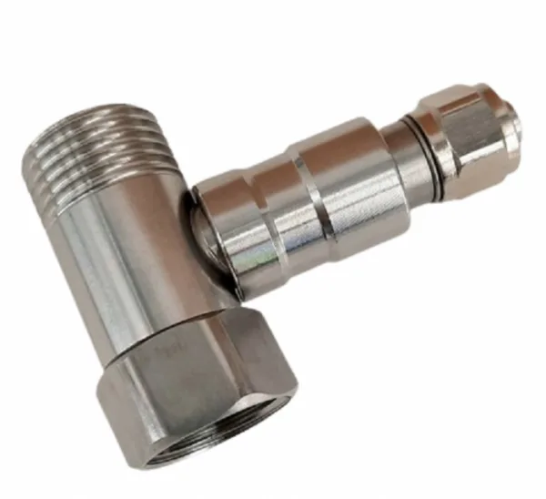 Stainless steel SS304 - 1/2" * 1/2" with On-OFF Click 3/8" Thread