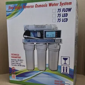 RO System 100 LCD, SS-304 QCF Faucet ( without RO Tank) / RO memb. x 1 pcs