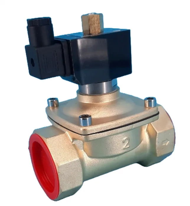 Solenoid Valve 220V 2'' open style BRASS Port