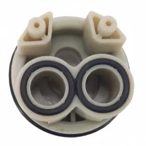 Insert part Cold-Hot for gate faucet 3 in 1 Glazed
