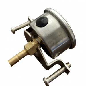 OIL Pressure Meter 1.6'' with STEEL quick connector 1/4''