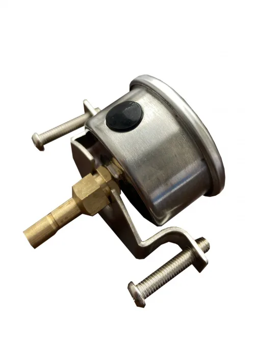 OIL Pressure Meter 1.6'' with STEEL quick connector 1/4''