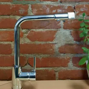 Kitchen Faucet 3 IN 1 STANDARD 1 HANDLE + 1 KNOB GLAZED Article 202-1 GL
