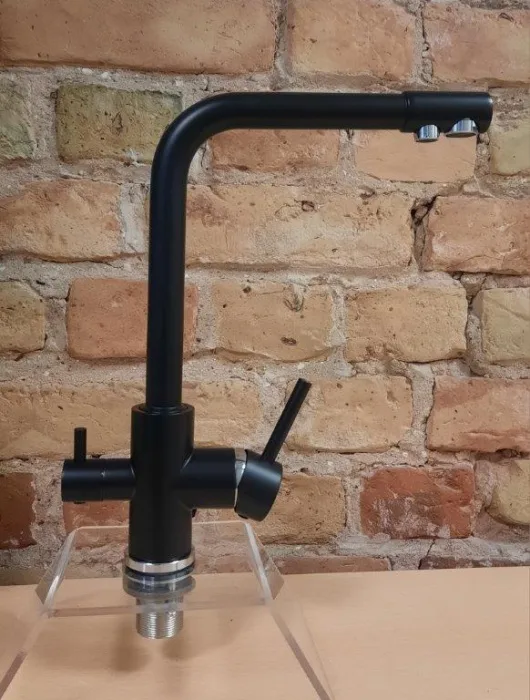 Kitchen faucet STANDART 3 in 1 BLACK Article 202 BL SS-304