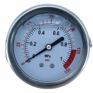 Oil Pressure Meter 2.5" connector 1/4” for Industrial RO 800-6000