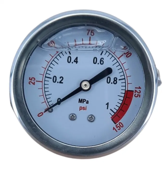 Oil Pressure Meter 2.5" connector 1/4” for Industrial RO 800-6000