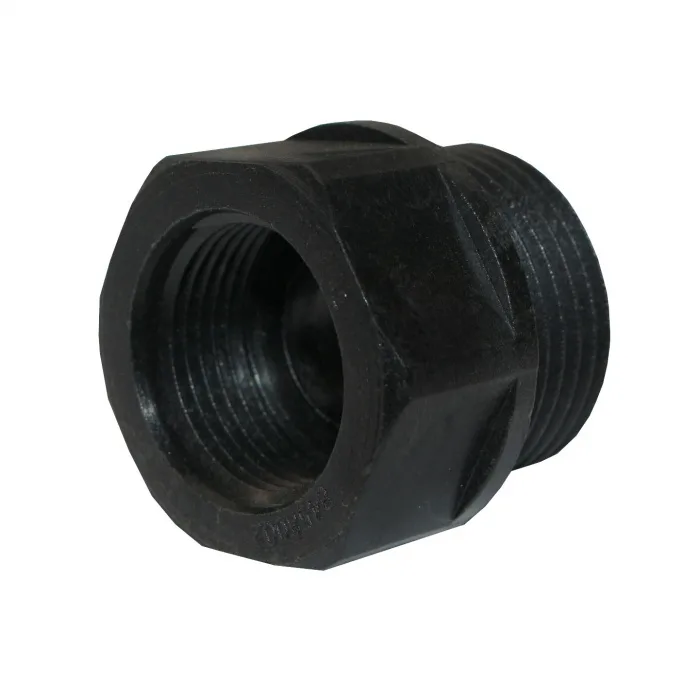 Plastic fitting 1"M x 3/4"F