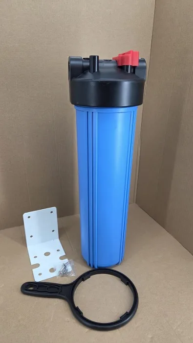 BIG BLUE 20" 1,0” In-Out BAG FILTER with PP Bag 50 mic