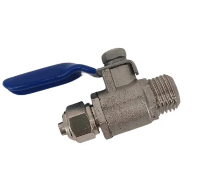 1/4” Thread Male – 1/4” tube BRASS Deliver Valve