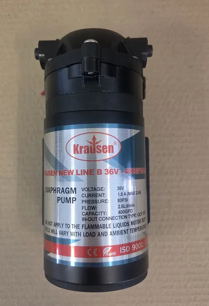 Pump KRAUSEN NEW LINE B 36V 1.8A QCF 3/8'' – 400 GPD