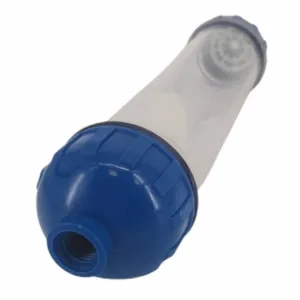 2,0" EMPTY Transparent Housing Blue Caps