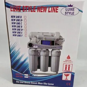 Luxe Style 1600-3413-100 Stable Press. LCD-TDS*2, Pure water=3,5-4,0Lit/min, De Luxe/RO memb.x 1 pcs