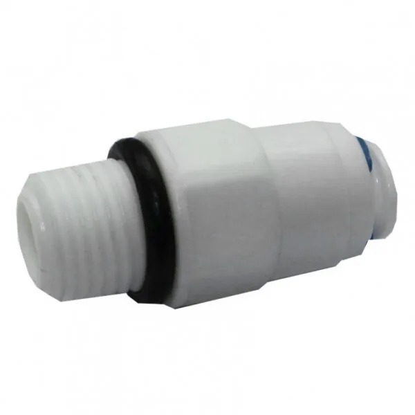 QCF-012-I 1/4'' tube - 1/4'' thread male with O'ring ( Bag 20 pcs )