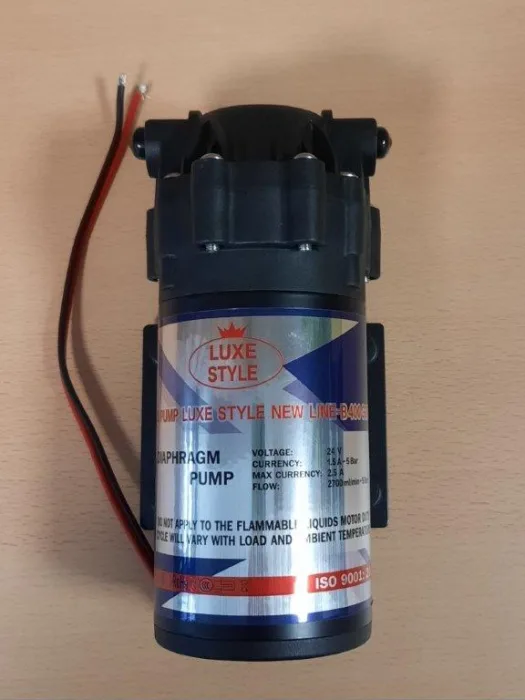 Pump LUXE STYLE NEW LINE B 24V 1.5A QCF 3/8'' – 400 GPD