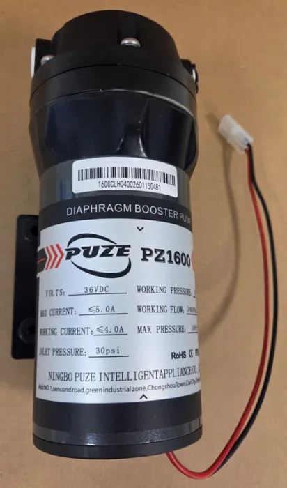 Pump 1600 GPD 36V- 4.0 A QUICK 3/8''