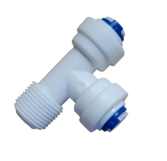 QCF-008B-T 1/4'' tube - 1/4'' tube- 3/8'' thread male ( Bag 20 pcs )