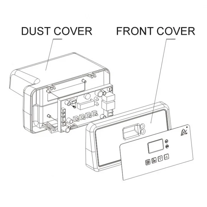 Dust Cover + Front cover for F69/F71