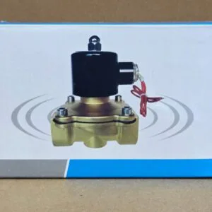 Solenoid 220V Brass Ports 1,25" Normal CLOSE