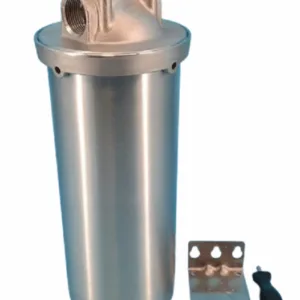 10" BB SS-304 Housing with SS-304 Head 1,0" In-Out/ Wrench/bracket, T=5-70C, P<6 Bar