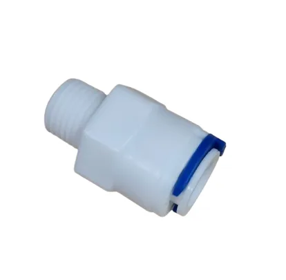 QCF-012D-I 3/8'' tube - 1/4'' thread male ( Bag 20 pcs )