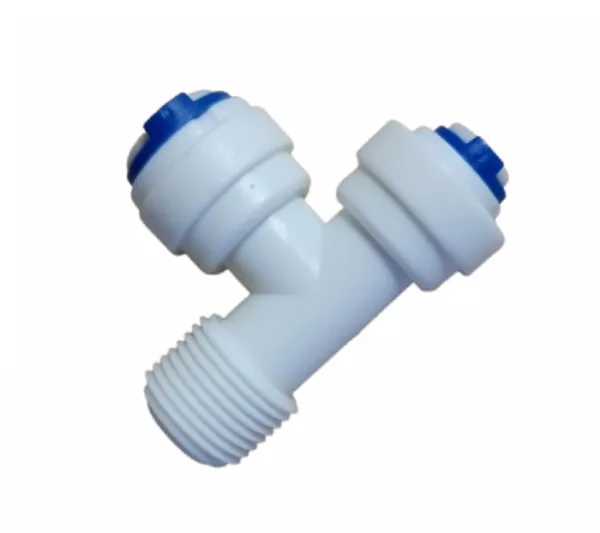 QCF-008C-T 1/4'' tube - 3/8'' tube- 3/8'' thread male ( Bag 20 pcs )
