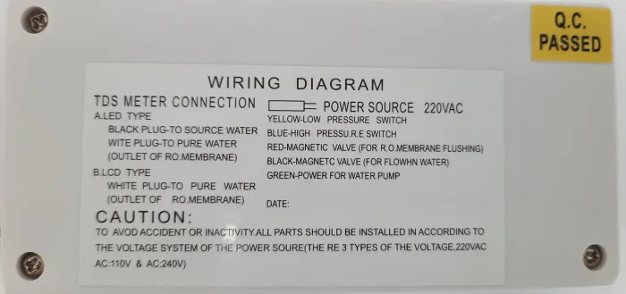 Computer Board TDS 220V for industrial ECO system