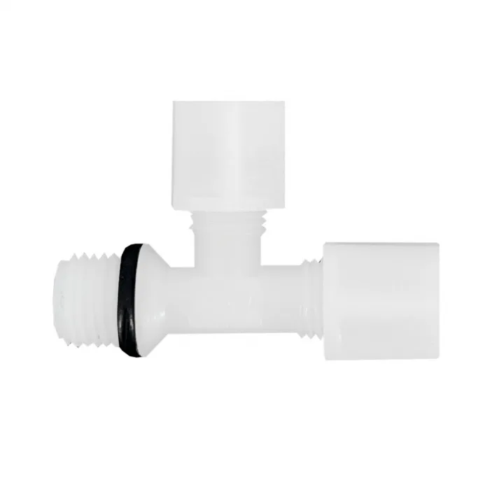 JF-008-T 1/4' tube - 1/4' tube - 1/4' thread male with O'ring