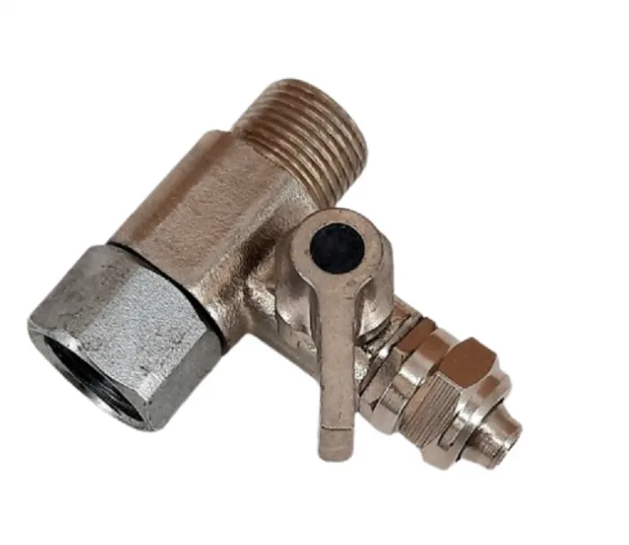 Brass Connector - 3/8" * 3/8" with valve 3/8" Thread