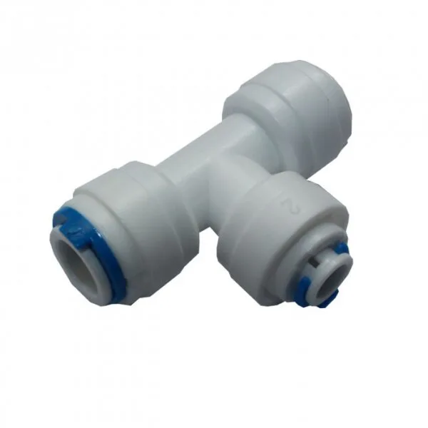 QCF-009F-T 3/8'' tube - 1/4'' tube - 3/8'' tube ( Bag 20 pcs )