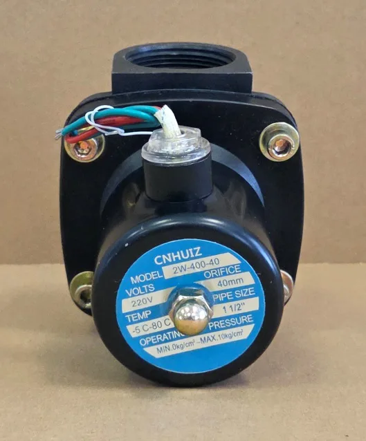 Solenoid Valve 220V 1,5'' Close style PLASTIC