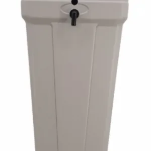 Salt Tank 100 Lit Brine Valve Model A – Grey (38x38x87,5h cm)