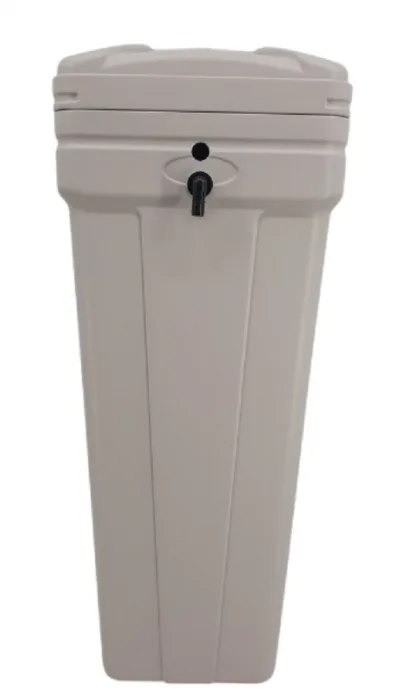 Salt Tank 100 Lit Brine Valve Model A – Grey (38x38x87,5h cm)