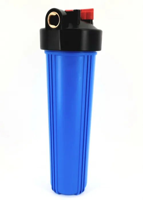 Housing BB 20" RED Lid/2*O-Ring/1''Brass Port/Wrench,bracket,5-40C/<6 Bar