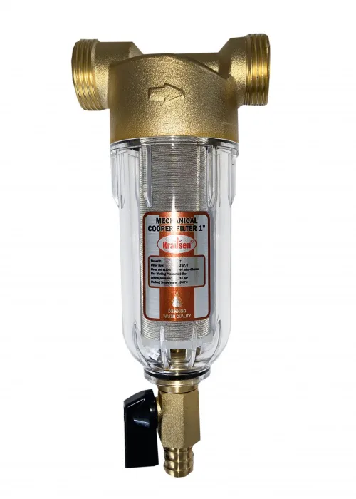 Cooper CLASSIC filter IN-OUT 1'' with SS net 40-60 mic 3 cub.m/h
