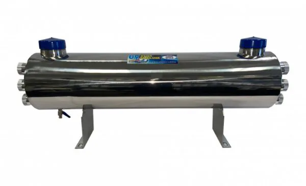 UV filter with 8 lamps LUXE STYLE 55W = 440W, 3,0'', 21.6t / h max 2.0 mm