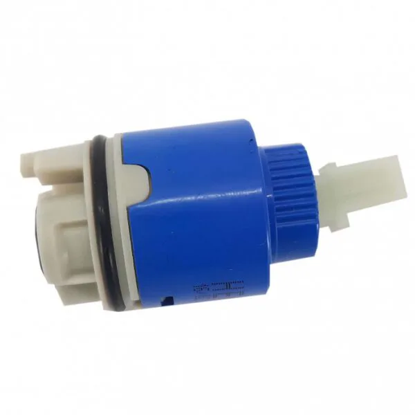 Insert part Cold-Hot for gate faucet 3 in 1 Glazed